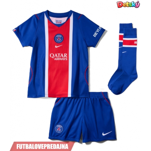 Lacne Dětský Futbalové dres Paris Saint-Germain Ferran Torres #9 2026-27 Krátky Rukáv - Domáci (+ trenírky)